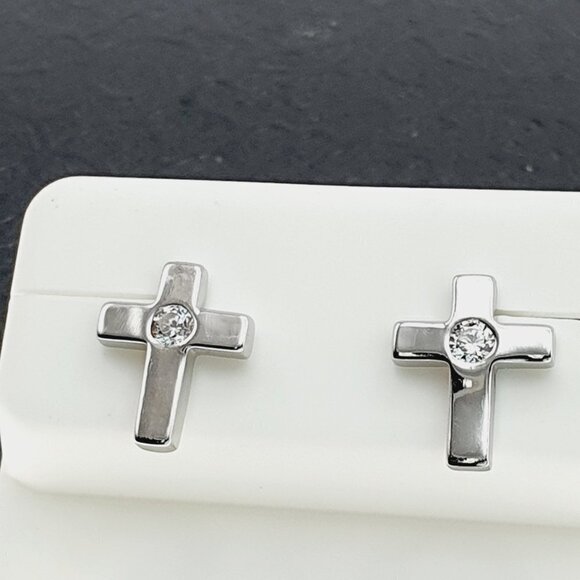 - "925 sterling silver luxury CZ earrings for women/girls, Best forRJUS2119 - Picture 6 of 11